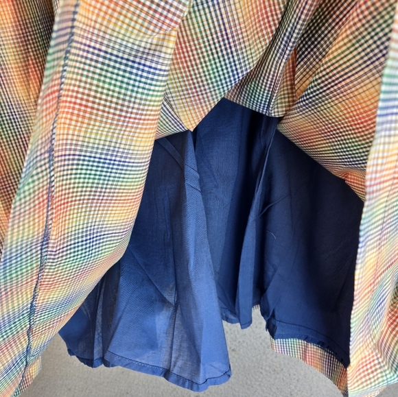 Modcloth Womens Dress Sz XL Plaid Lined Pockets Lightweight Sleeveless Casual - Picture 5 of 13